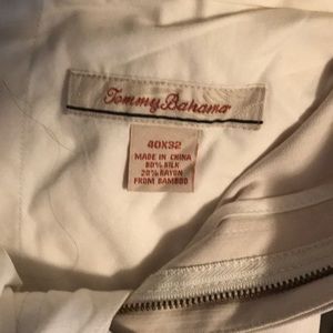 Steal!!  2 pair Tommy Bahama silk/rayon slacks